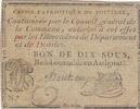 Frankreich  10 sous - Vienne - Poitiers - 1791 III / SS