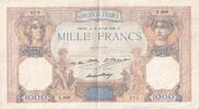 Frankreich 1930 1000 Francs Ceres and Mercury - 31/07-1930 - Serial E.969 III / SS