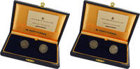 Italien token Banco di Roma - Byzantine Empire Solidus - Republic of Venice Ducat - 1990 - silver I- / VZ+ / VZ-ST