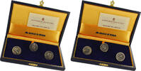 Italien token Banco di Roma - 3 Denarius Gaio Memmio - Gneo Calpurnio - Lucio Marcio Filippo - Silver - 1986 I- / VZ+ / VZ-ST