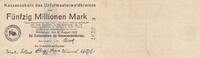 Deutschland 50 millionen mark 50 Millionen Mark - State of Montabaur - 17-08-1923 - Number 3197 -