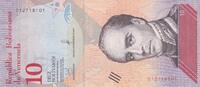 Venezuela 10 bolivares 10 Bolivares - Simon Bolivar - Ant eater - 15-01-2018 - Letter C -