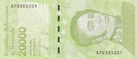 Venezuela 20000 bolivares 20000 Bolivares, Simon Bolivar - 22-01-2019 - Letter A -