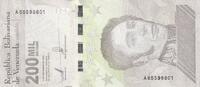 Venezuela 200000 bolivares 200000 Bolivares - Simon Bolivar - 03-09-2020 - Letter A -