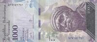 Venezuela 1000 bolivares 1000 Bolivares - Pedro Camejo - Armadillos - 23-03-2017 - Letter Q -