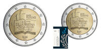 San Marino  50th anniversary of the Declaration of the Rights of Citizens - 2 Euros Commémo 2024 BU