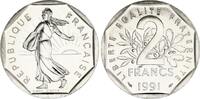 Frankreich  2 Francs Seed sower - 1991 I / ST