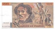 Frankreich 100 francs 100 Francs Delacroix - 1993 Serial L.240 - XF -