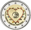 Portugal at the Olympic Games Paris 2024 - 2 euros commémo. Proof Color 2024 BE ( belle épreuve)