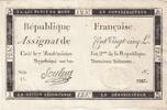 125 livres 1793 Frankreich 125 Livres - 7 Vendémiaire An II - 1793 - Sign. Souleux - Serial 13 II / VZ