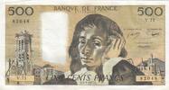 Frankreich 500 francs 500 francs - Pascal - 03-02-1977 - Serial V.71 -