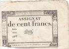 Frankreich 100 francs 100 Francs - 18 Nivose An III - (07.01.1795) - Sign. Oudry - Serial 3920 -
