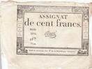 Frankreich 100 francs 100 Francs - 18 Nivose An III - (07.01.1795) - Sign. Oudry - Serial 3920 -