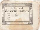 Frankreich 100 francs 100 Francs - 18 Nivose An III - (07.01.1795) - Sign. Oudry - Serial 3920 -