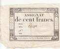 Frankreich 100 francs 100 Francs - 18 Nivose An III - (07.01.1795) - Sign. Oudry - Serial 3920 -