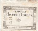 Frankreich 100 francs 100 Francs - 18 Nivose An III - (07.01.1795) - Sign. Oudry - Serial 3920 -
