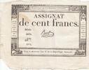 Frankreich 100 francs 100 Francs - 18 Nivose An III - (07.01.1795) - Sign. Bert - Serial 3420 -