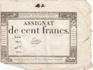 Frankreich 100 francs 100 Francs - 18 Nivose An III - (07.01.1795) - Sign. Lassia - Serial 1611 -