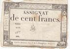 Frankreich 100 francs 100 Francs - 18 Nivose An III - (07.01.1795) - Sign. Vial - Serial 4519 -