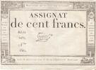 Frankreich 100 francs 100 Francs - 18 Nivose An III - (07.01.1795) - Sign. Taizy - Serial 1479 -