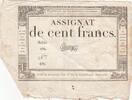 Frankreich 100 francs 100 Francs - 18 Nivose An III - (07.01.1795) - Sign. Gautry - Serial 496 -