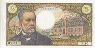 Frankreich 1968 5 Francs Pasteur01-08-1968 - Serial M.81 II / VZ