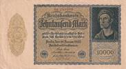 Deutschland  10000 mark - Portrait by Albrecht Dürer - Reichsbanknote - Serial 17m - 1922 II / VZ