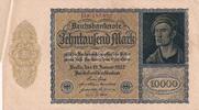 Deutschland  10000 mark - Portrait by Albrecht Dürer - Reichsbanknote - Serial 17m - 1922 TTB/TTB+