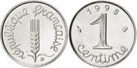 Frankreich  1 Centime Grain sprig - 1998 Proof BU I- / VZ+ / VZ-ST