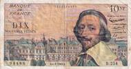 Frankreich 10 francs 10 Nouveaux Francs Richelieu - 04-01-1963 - Serial D.256 -