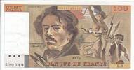 Frankreich 100 francs 100 Francs Delacroix - 1978 Serial S.9 - Small watermark - VF -