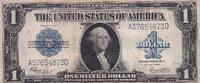 USA  1 Dollar - George Washington - 1923 - Serial A57654873D IV / S+