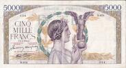 Frankreich 5000 francs 5000 Francs Victory - 10-12-1942 Serial D.924 -