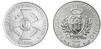 San Marino  15 years of Mount Titano at UNESCO - 10 Euros Silver 2023 BU