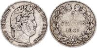 Frankreich 1847 5 Francs Louis-Philippe I - 1841 A Paris - Silver IV / S