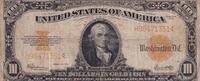 USA 10 dollars 10 Dollars Michael Hillegas - Yellow seal 1922 - Serial H96471351* -