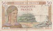 Frankreich 50 francs 50 Francs - Ceres - 27-12-1934 - Serial R.172 -
