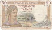 Frankreich 50 francs 50 Francs Ceres - 28-04-1938 - Serial C.8134 -