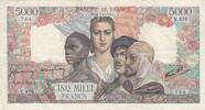 Frankreich 5000 francs 5000 Francs France and colonies - 31-05-1945 Serial X.670 -