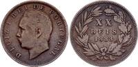 Portugal 20 reis 500 Reis Luis 1st - 1882-1886 -