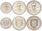 Portugal escudos Set of 3 Coins - 2.5, 5, 25 Escudos - Alexander Herculano - 1977 -