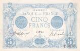 Frankreich 5 francs 5 Francs - Blue - 04-02-1916 - Serial T.10163 -