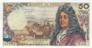 Frankreich 50 francs 50 Francs - Racine - 03-10-1974 - Serial O.256 -