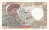 Frankreich 50 francs 50 Francs - Jacques Coeur - 23-01-1941 - Serial Z.39 -