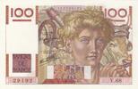 Frankreich 1946 100 Francs - Young Farmer - 11-07-1946 - Serial Y.68 I / ST