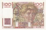 Frankreich 100 francs 100 Francs - Young farmer - 09-01-1947 - Serial G.179 -
