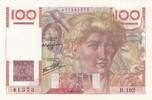 Frankreich 100 francs 100 Francs - Young farmer - 09-01-1947 - Serial B.192 -