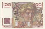 Frankreich 1953 100 Francs - Young Farmer - 03-12-1953 - Serial E.569 I / ST
