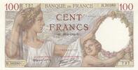 Frankreich 1942 100 Francs - Sully - 23-04-1942 - Serial H.30380 I / ST