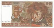 Frankreich 10 francs 10 Francs - Berlioz - 03-03-1977 - Serial A.297 -